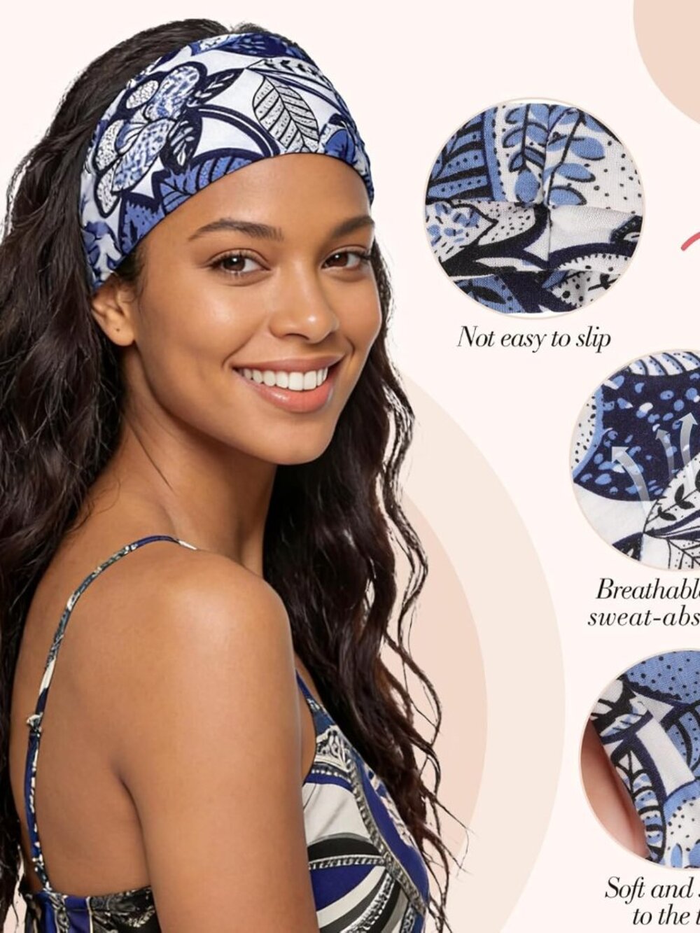 8-Pack Boho Style Women’s Headbands for Any Occasion - Picture 4 of 7